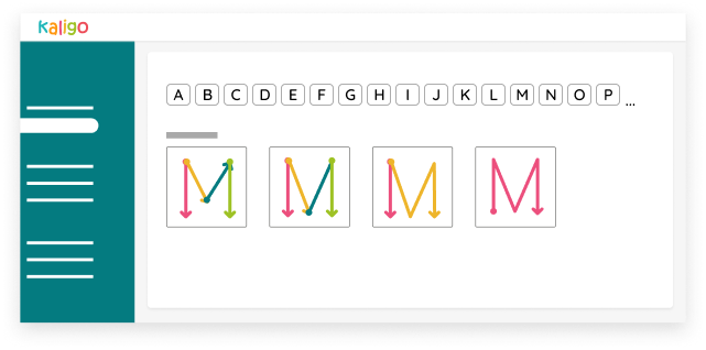 Dynamic handwriting model