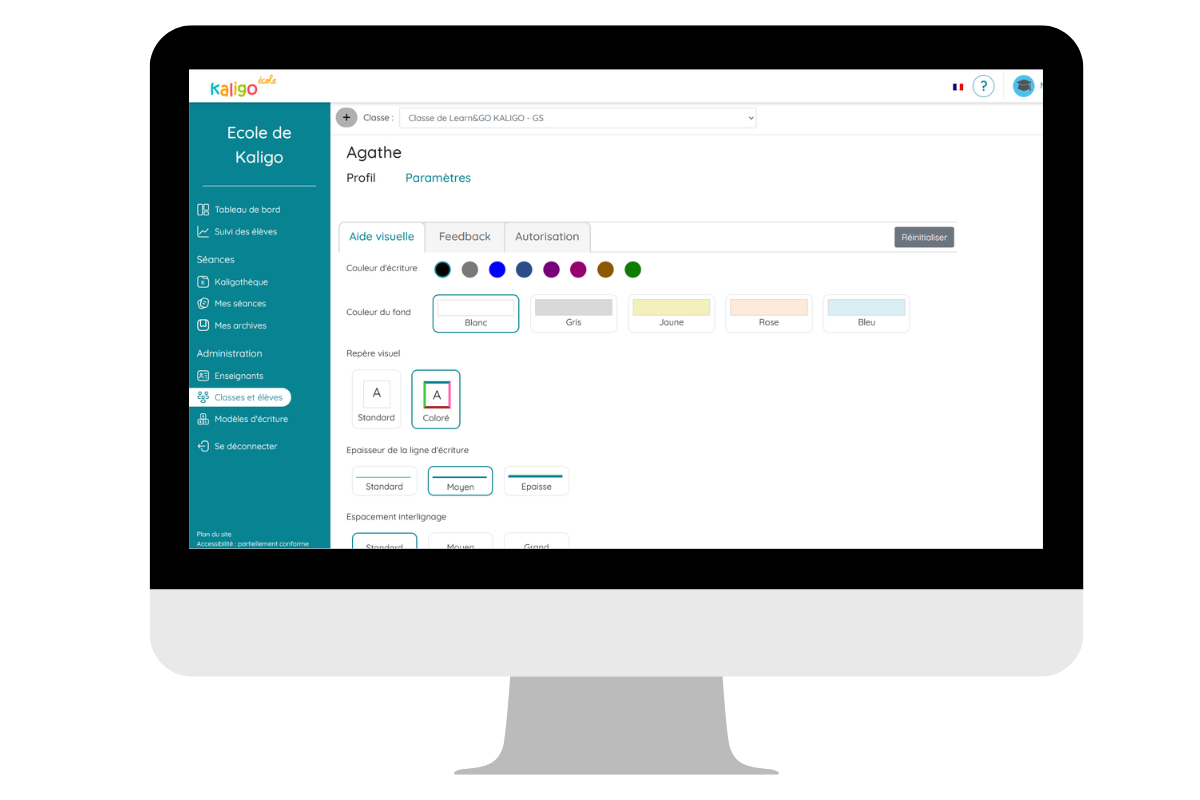 Configurez les profils de vos élèves pour la rentrée - kaligo